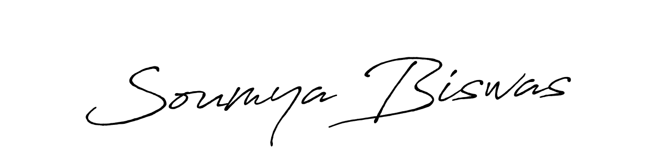 Soumya Biswas stylish signature style. Best Handwritten Sign (Antro_Vectra_Bolder) for my name. Handwritten Signature Collection Ideas for my name Soumya Biswas. Soumya Biswas signature style 7 images and pictures png