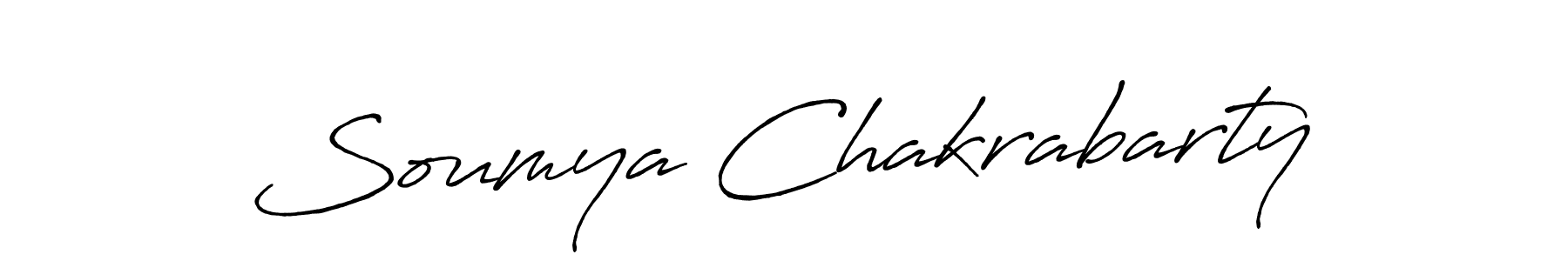 Also we have Soumya Chakrabarty name is the best signature style. Create professional handwritten signature collection using Antro_Vectra_Bolder autograph style. Soumya Chakrabarty signature style 7 images and pictures png