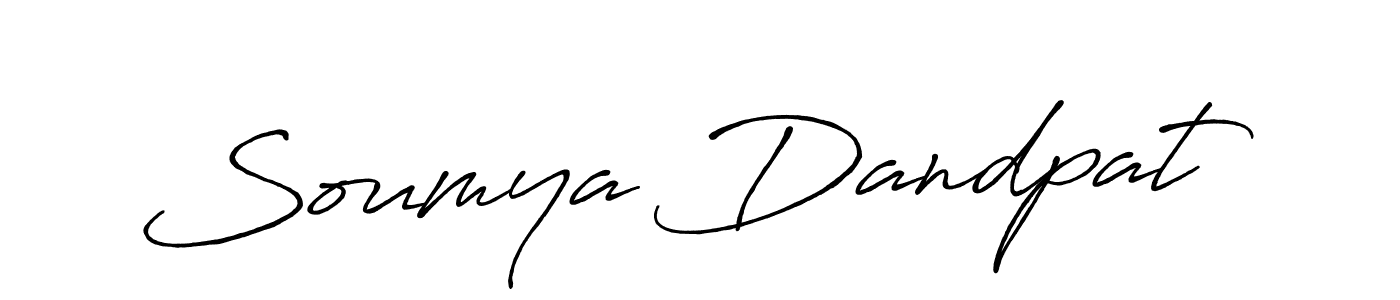 Design your own signature with our free online signature maker. With this signature software, you can create a handwritten (Antro_Vectra_Bolder) signature for name Soumya Dandpat. Soumya Dandpat signature style 7 images and pictures png