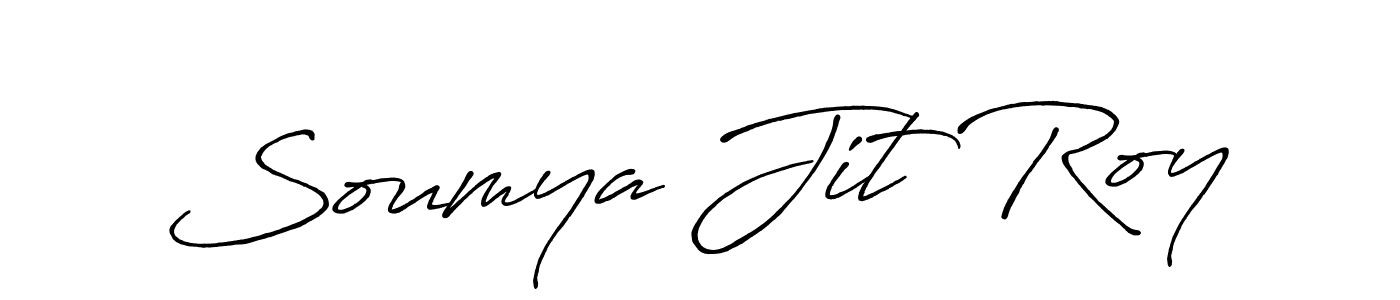 Also we have Soumya Jit Roy name is the best signature style. Create professional handwritten signature collection using Antro_Vectra_Bolder autograph style. Soumya Jit Roy signature style 7 images and pictures png