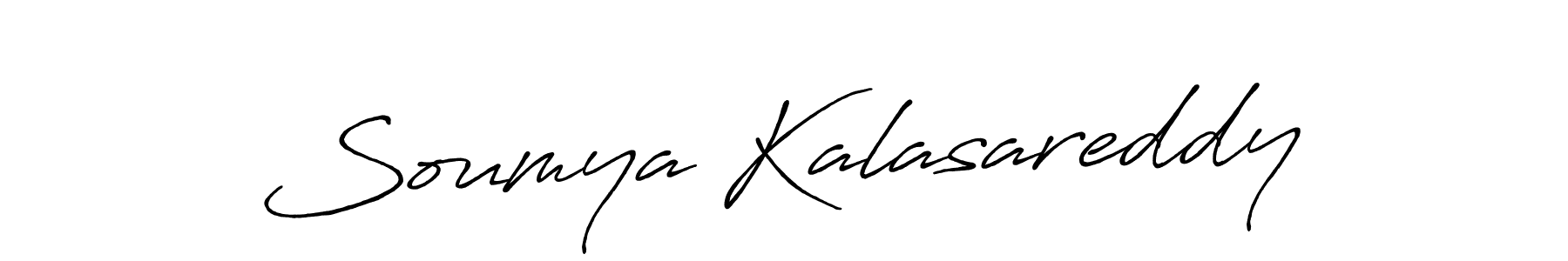Soumya Kalasareddy stylish signature style. Best Handwritten Sign (Antro_Vectra_Bolder) for my name. Handwritten Signature Collection Ideas for my name Soumya Kalasareddy. Soumya Kalasareddy signature style 7 images and pictures png