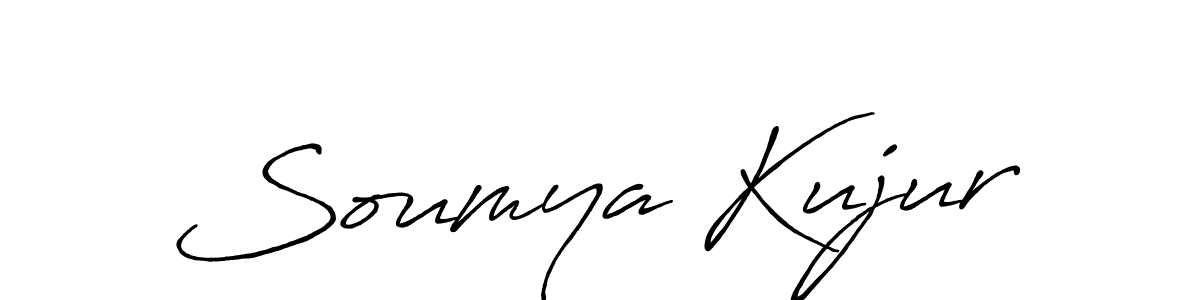 Make a beautiful signature design for name Soumya Kujur. With this signature (Antro_Vectra_Bolder) style, you can create a handwritten signature for free. Soumya Kujur signature style 7 images and pictures png