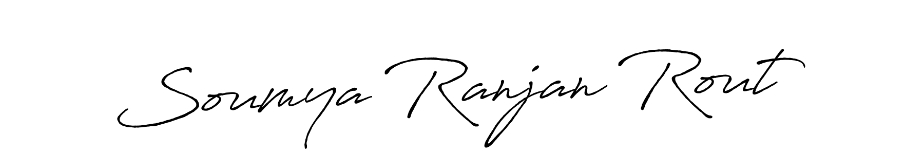 Make a beautiful signature design for name Soumya Ranjan Rout. With this signature (Antro_Vectra_Bolder) style, you can create a handwritten signature for free. Soumya Ranjan Rout signature style 7 images and pictures png