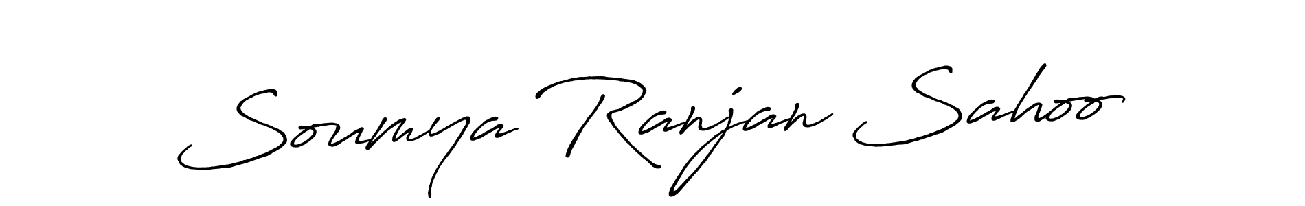 Soumya Ranjan Sahoo stylish signature style. Best Handwritten Sign (Antro_Vectra_Bolder) for my name. Handwritten Signature Collection Ideas for my name Soumya Ranjan Sahoo. Soumya Ranjan Sahoo signature style 7 images and pictures png