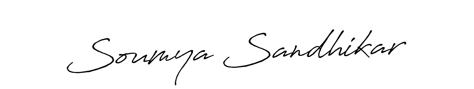 Make a beautiful signature design for name Soumya Sandhikar. Use this online signature maker to create a handwritten signature for free. Soumya Sandhikar signature style 7 images and pictures png