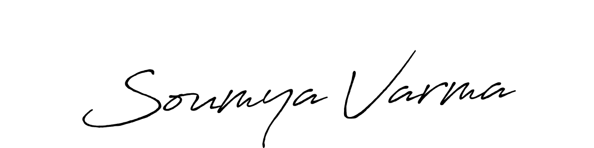 Also You can easily find your signature by using the search form. We will create Soumya Varma name handwritten signature images for you free of cost using Antro_Vectra_Bolder sign style. Soumya Varma signature style 7 images and pictures png