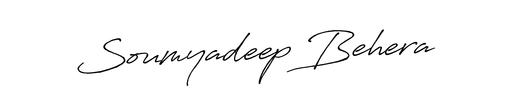 It looks lik you need a new signature style for name Soumyadeep Behera. Design unique handwritten (Antro_Vectra_Bolder) signature with our free signature maker in just a few clicks. Soumyadeep Behera signature style 7 images and pictures png