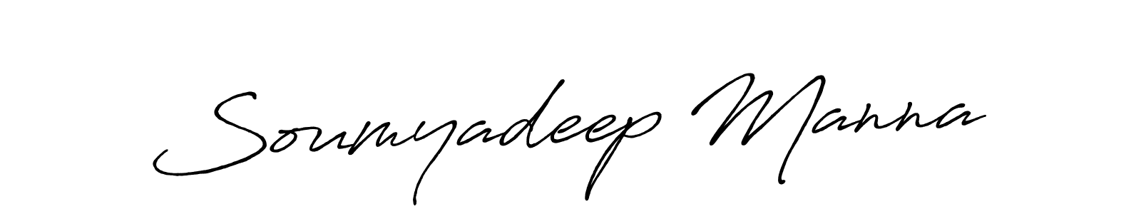 How to make Soumyadeep Manna signature? Antro_Vectra_Bolder is a professional autograph style. Create handwritten signature for Soumyadeep Manna name. Soumyadeep Manna signature style 7 images and pictures png