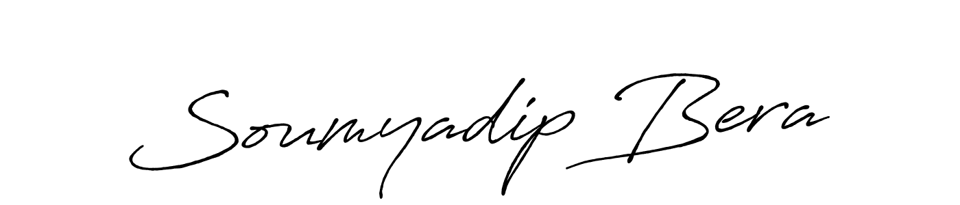 How to make Soumyadip Bera signature? Antro_Vectra_Bolder is a professional autograph style. Create handwritten signature for Soumyadip Bera name. Soumyadip Bera signature style 7 images and pictures png