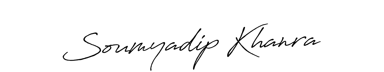 It looks lik you need a new signature style for name Soumyadip Khanra. Design unique handwritten (Antro_Vectra_Bolder) signature with our free signature maker in just a few clicks. Soumyadip Khanra signature style 7 images and pictures png