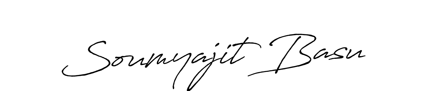 Also we have Soumyajit Basu name is the best signature style. Create professional handwritten signature collection using Antro_Vectra_Bolder autograph style. Soumyajit Basu signature style 7 images and pictures png