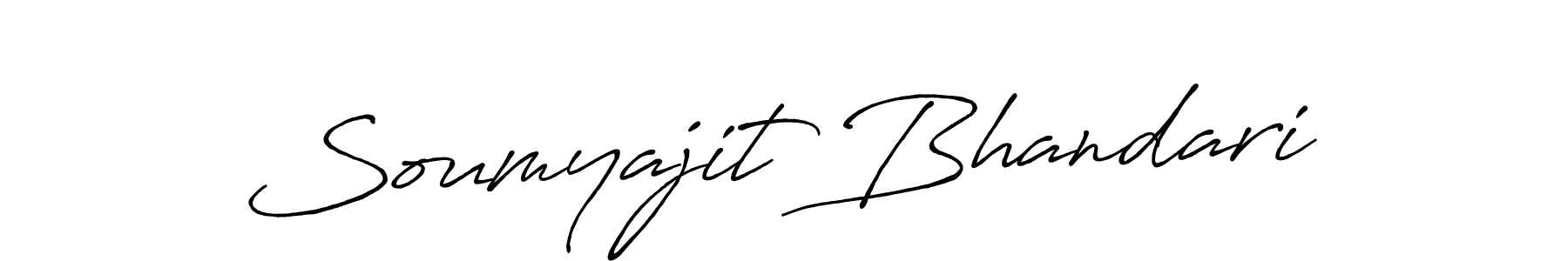 How to make Soumyajit Bhandari signature? Antro_Vectra_Bolder is a professional autograph style. Create handwritten signature for Soumyajit Bhandari name. Soumyajit Bhandari signature style 7 images and pictures png