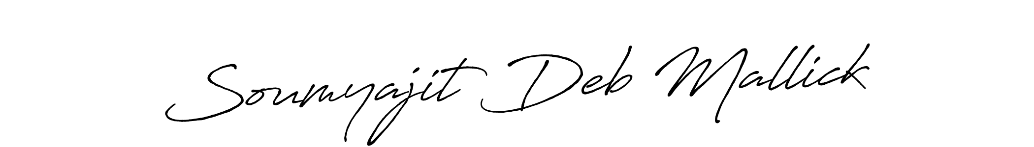 You should practise on your own different ways (Antro_Vectra_Bolder) to write your name (Soumyajit Deb Mallick) in signature. don't let someone else do it for you. Soumyajit Deb Mallick signature style 7 images and pictures png