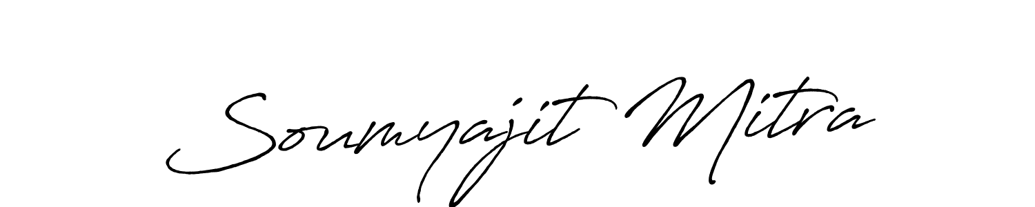 Soumyajit Mitra stylish signature style. Best Handwritten Sign (Antro_Vectra_Bolder) for my name. Handwritten Signature Collection Ideas for my name Soumyajit Mitra. Soumyajit Mitra signature style 7 images and pictures png