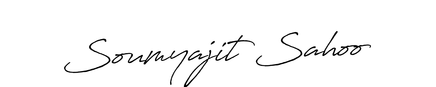 Also we have Soumyajit Sahoo name is the best signature style. Create professional handwritten signature collection using Antro_Vectra_Bolder autograph style. Soumyajit Sahoo signature style 7 images and pictures png