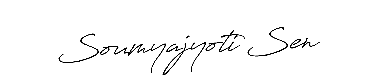 Soumyajyoti Sen stylish signature style. Best Handwritten Sign (Antro_Vectra_Bolder) for my name. Handwritten Signature Collection Ideas for my name Soumyajyoti Sen. Soumyajyoti Sen signature style 7 images and pictures png