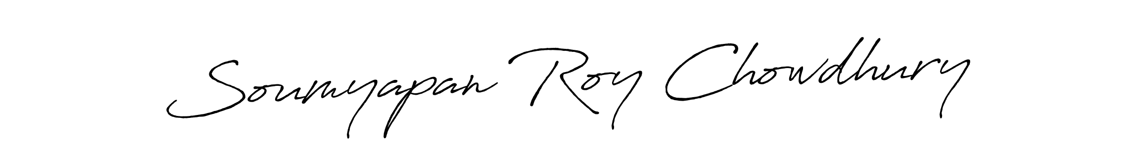 Design your own signature with our free online signature maker. With this signature software, you can create a handwritten (Antro_Vectra_Bolder) signature for name Soumyapan Roy Chowdhury. Soumyapan Roy Chowdhury signature style 7 images and pictures png