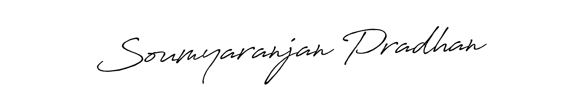 How to make Soumyaranjan Pradhan name signature. Use Antro_Vectra_Bolder style for creating short signs online. This is the latest handwritten sign. Soumyaranjan Pradhan signature style 7 images and pictures png