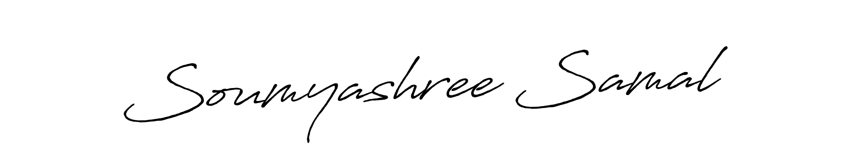 Use a signature maker to create a handwritten signature online. With this signature software, you can design (Antro_Vectra_Bolder) your own signature for name Soumyashree Samal. Soumyashree Samal signature style 7 images and pictures png