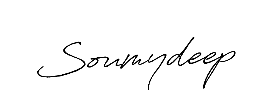 Design your own signature with our free online signature maker. With this signature software, you can create a handwritten (Antro_Vectra_Bolder) signature for name Soumydeep. Soumydeep signature style 7 images and pictures png