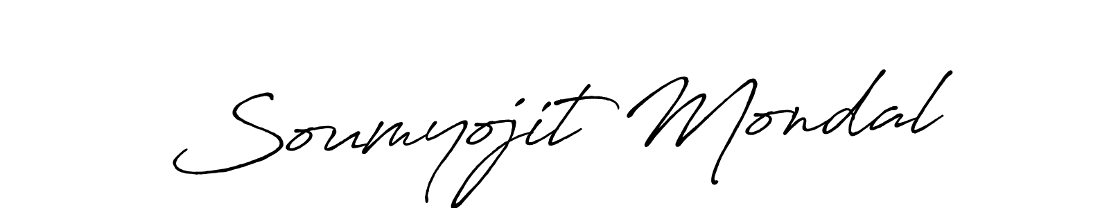 Use a signature maker to create a handwritten signature online. With this signature software, you can design (Antro_Vectra_Bolder) your own signature for name Soumyojit Mondal. Soumyojit Mondal signature style 7 images and pictures png
