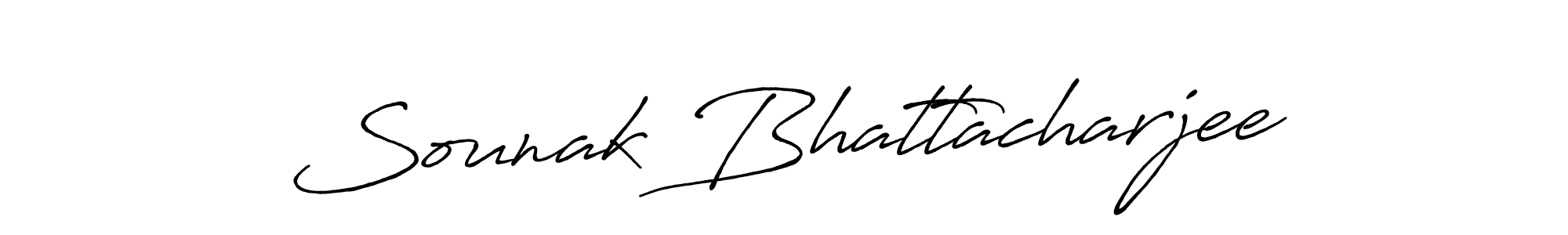 Design your own signature with our free online signature maker. With this signature software, you can create a handwritten (Antro_Vectra_Bolder) signature for name Sounak Bhattacharjee. Sounak Bhattacharjee signature style 7 images and pictures png