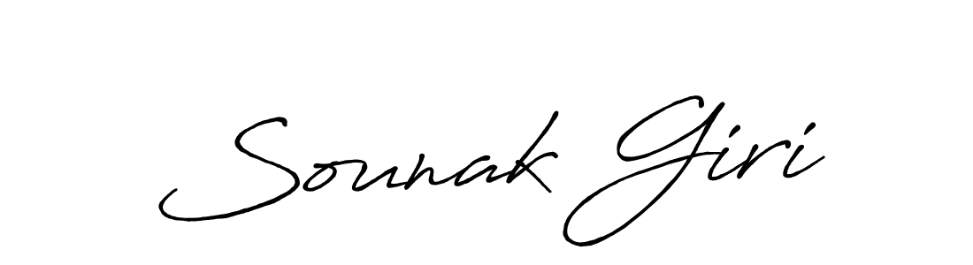 Make a beautiful signature design for name Sounak Giri. Use this online signature maker to create a handwritten signature for free. Sounak Giri signature style 7 images and pictures png