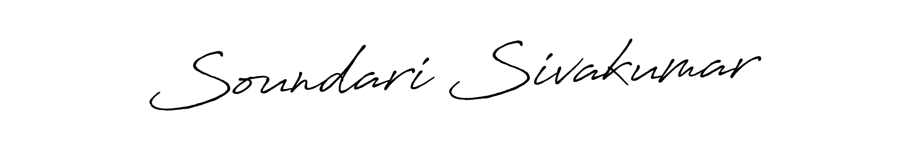 Soundari Sivakumar stylish signature style. Best Handwritten Sign (Antro_Vectra_Bolder) for my name. Handwritten Signature Collection Ideas for my name Soundari Sivakumar. Soundari Sivakumar signature style 7 images and pictures png