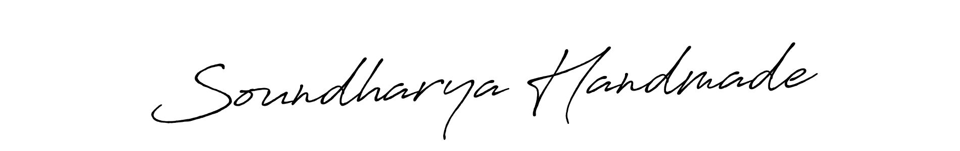 Once you've used our free online signature maker to create your best signature Antro_Vectra_Bolder style, it's time to enjoy all of the benefits that Soundharya Handmade name signing documents. Soundharya Handmade signature style 7 images and pictures png