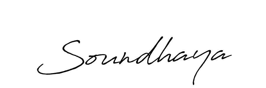 How to make Soundhaya name signature. Use Antro_Vectra_Bolder style for creating short signs online. This is the latest handwritten sign. Soundhaya signature style 7 images and pictures png