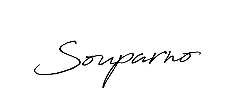 The best way (Antro_Vectra_Bolder) to make a short signature is to pick only two or three words in your name. The name Souparno include a total of six letters. For converting this name. Souparno signature style 7 images and pictures png