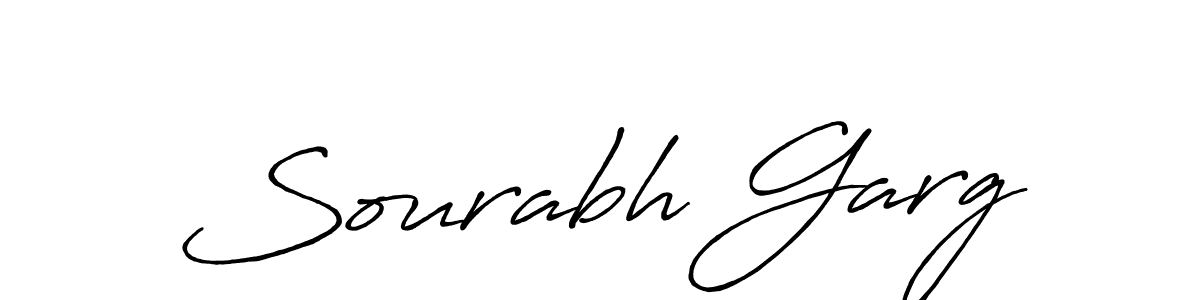 Also we have Sourabh Garg name is the best signature style. Create professional handwritten signature collection using Antro_Vectra_Bolder autograph style. Sourabh Garg signature style 7 images and pictures png