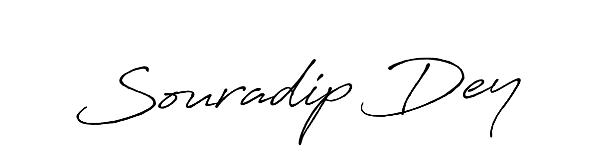 How to make Souradip Dey name signature. Use Antro_Vectra_Bolder style for creating short signs online. This is the latest handwritten sign. Souradip Dey signature style 7 images and pictures png