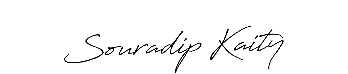 Design your own signature with our free online signature maker. With this signature software, you can create a handwritten (Antro_Vectra_Bolder) signature for name Souradip Kaity. Souradip Kaity signature style 7 images and pictures png