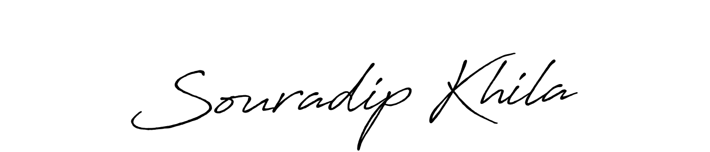 Use a signature maker to create a handwritten signature online. With this signature software, you can design (Antro_Vectra_Bolder) your own signature for name Souradip Khila. Souradip Khila signature style 7 images and pictures png