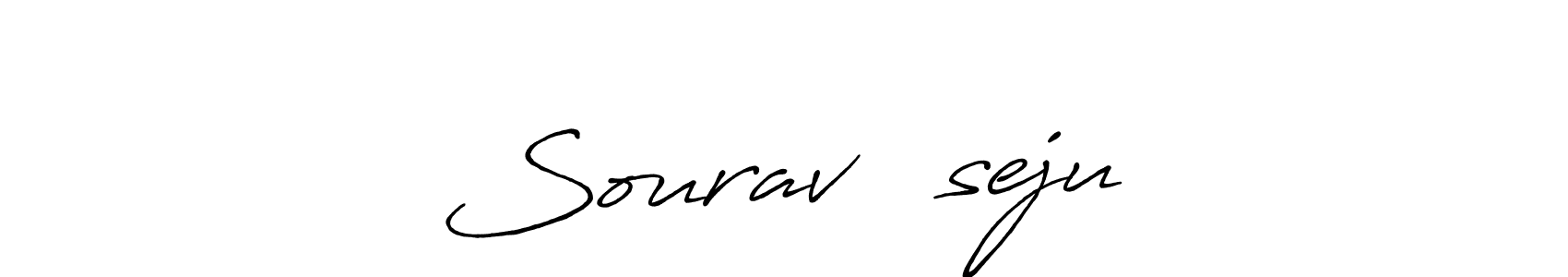 How to make Sourav ❣️seju signature? Antro_Vectra_Bolder is a professional autograph style. Create handwritten signature for Sourav ❣️seju name. Sourav ❣️seju signature style 7 images and pictures png