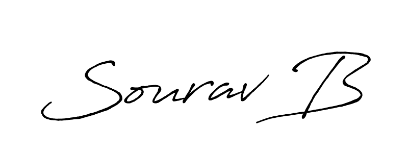 Once you've used our free online signature maker to create your best signature Antro_Vectra_Bolder style, it's time to enjoy all of the benefits that Sourav B name signing documents. Sourav B signature style 7 images and pictures png