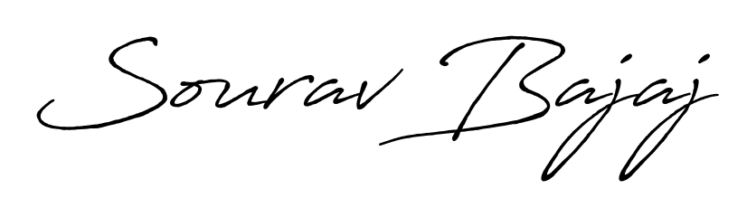 Create an unforgettable impression when signing with Sourav Bajaj name styled in Antro_Vectra_Bolder typography. 100% free online generator. Sourav Bajaj signature style 7 images and pictures png