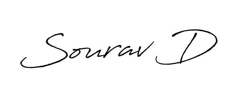 This is the best signature style for the Sourav D name. Also you like these signature font (Antro_Vectra_Bolder). Mix name signature. Sourav D signature style 7 images and pictures png