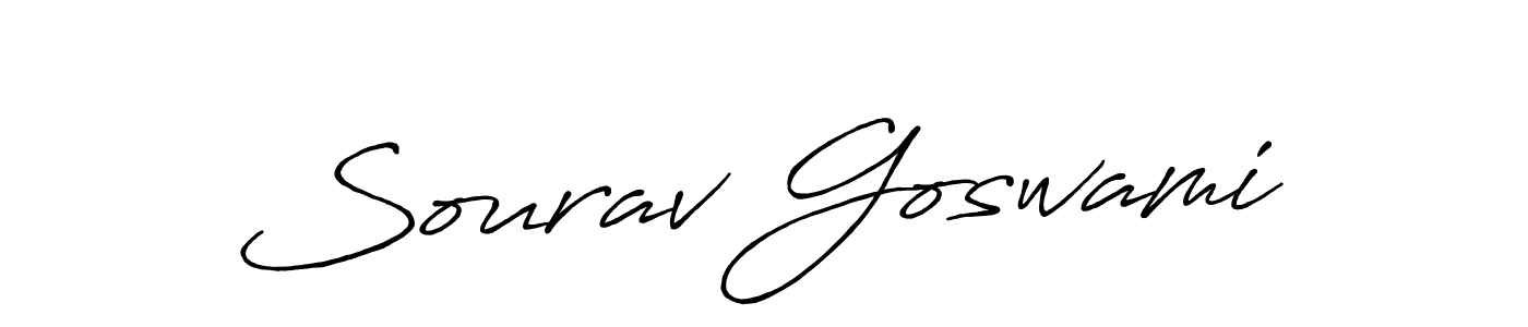 Also we have Sourav Goswami name is the best signature style. Create professional handwritten signature collection using Antro_Vectra_Bolder autograph style. Sourav Goswami signature style 7 images and pictures png