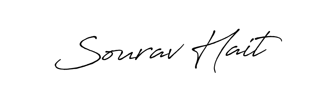 if you are searching for the best signature style for your name Sourav Hait. so please give up your signature search. here we have designed multiple signature styles  using Antro_Vectra_Bolder. Sourav Hait signature style 7 images and pictures png
