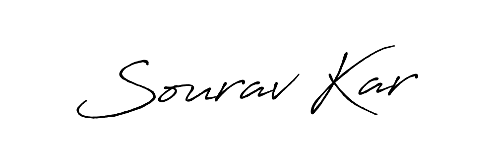 You should practise on your own different ways (Antro_Vectra_Bolder) to write your name (Sourav Kar) in signature. don't let someone else do it for you. Sourav Kar signature style 7 images and pictures png