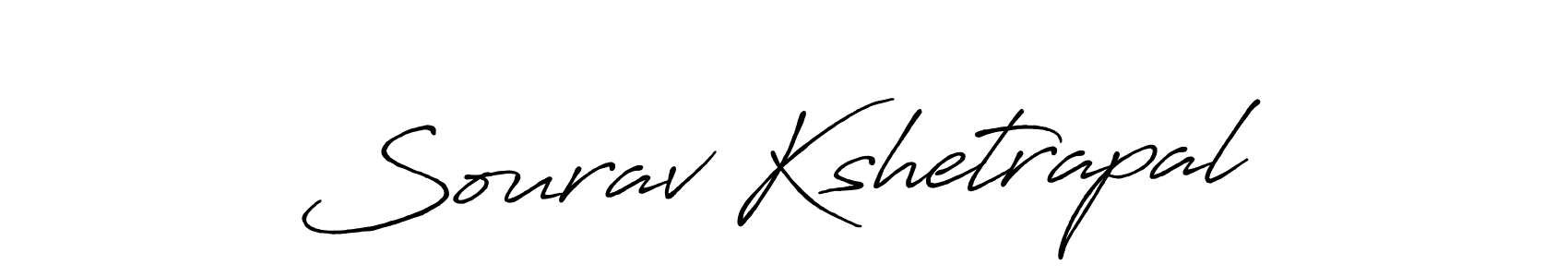 Sourav Kshetrapal stylish signature style. Best Handwritten Sign (Antro_Vectra_Bolder) for my name. Handwritten Signature Collection Ideas for my name Sourav Kshetrapal. Sourav Kshetrapal signature style 7 images and pictures png