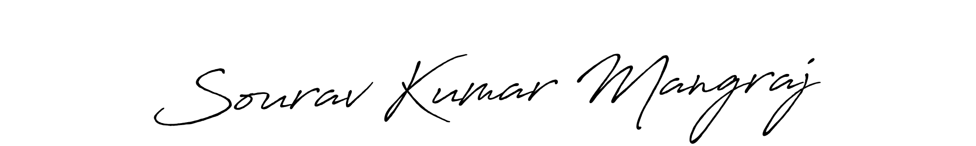 The best way (Antro_Vectra_Bolder) to make a short signature is to pick only two or three words in your name. The name Sourav Kumar Mangraj include a total of six letters. For converting this name. Sourav Kumar Mangraj signature style 7 images and pictures png