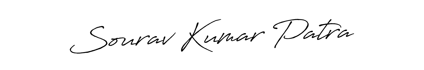 Sourav Kumar Patra stylish signature style. Best Handwritten Sign (Antro_Vectra_Bolder) for my name. Handwritten Signature Collection Ideas for my name Sourav Kumar Patra. Sourav Kumar Patra signature style 7 images and pictures png