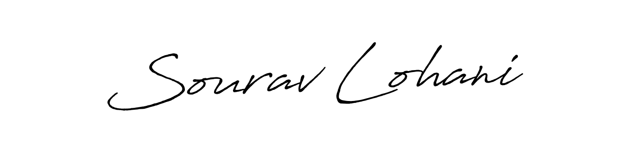 if you are searching for the best signature style for your name Sourav Lohani. so please give up your signature search. here we have designed multiple signature styles  using Antro_Vectra_Bolder. Sourav Lohani signature style 7 images and pictures png
