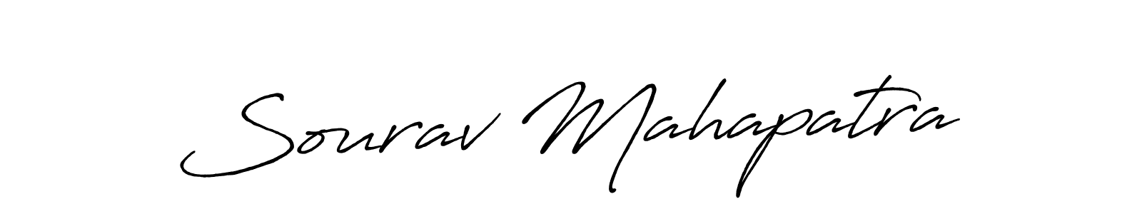 Design your own signature with our free online signature maker. With this signature software, you can create a handwritten (Antro_Vectra_Bolder) signature for name Sourav Mahapatra. Sourav Mahapatra signature style 7 images and pictures png