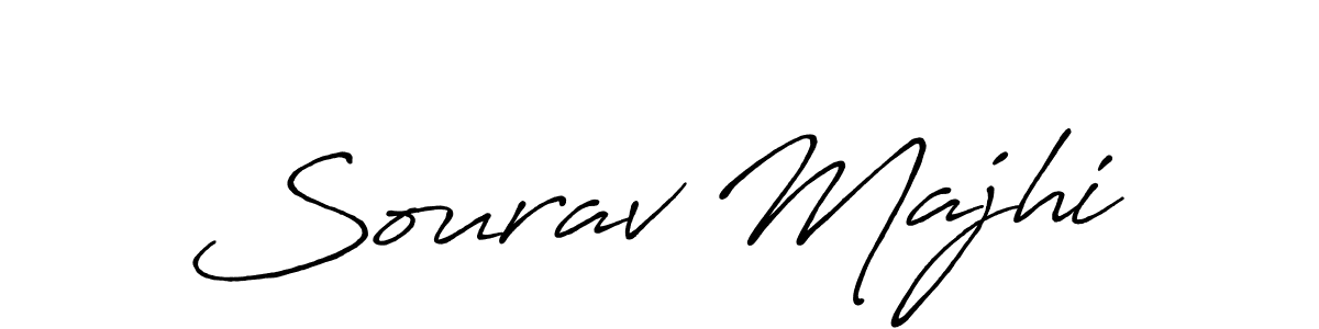 Design your own signature with our free online signature maker. With this signature software, you can create a handwritten (Antro_Vectra_Bolder) signature for name Sourav Majhi. Sourav Majhi signature style 7 images and pictures png