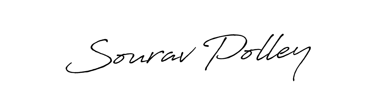 Make a short Sourav Polley signature style. Manage your documents anywhere anytime using Antro_Vectra_Bolder. Create and add eSignatures, submit forms, share and send files easily. Sourav Polley signature style 7 images and pictures png