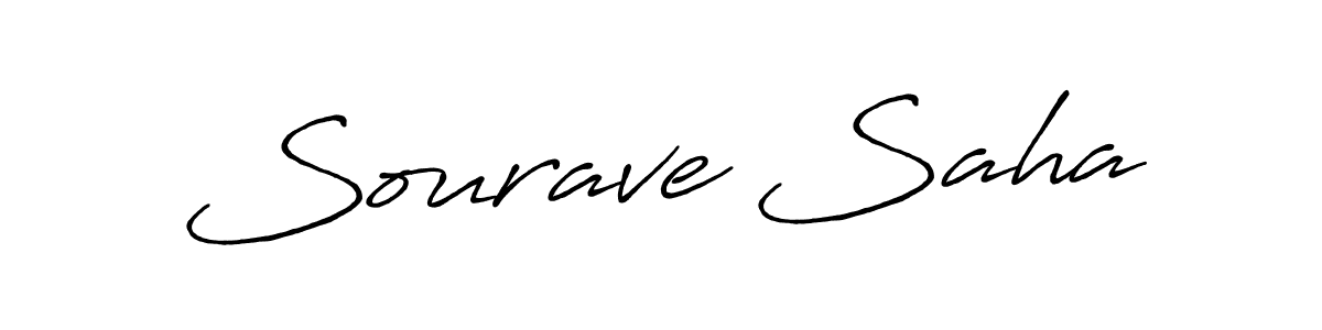 Also we have Sourave Saha name is the best signature style. Create professional handwritten signature collection using Antro_Vectra_Bolder autograph style. Sourave Saha signature style 7 images and pictures png